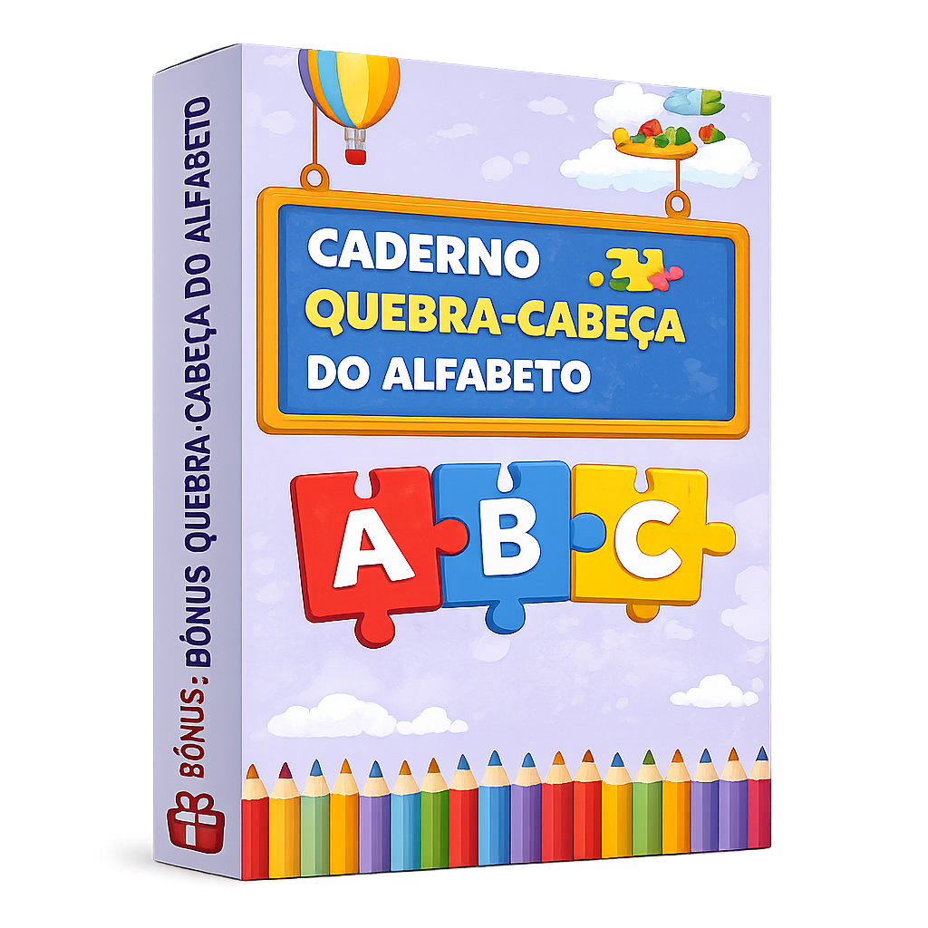 Caderno Quebra-Cabeça do Alfabeto