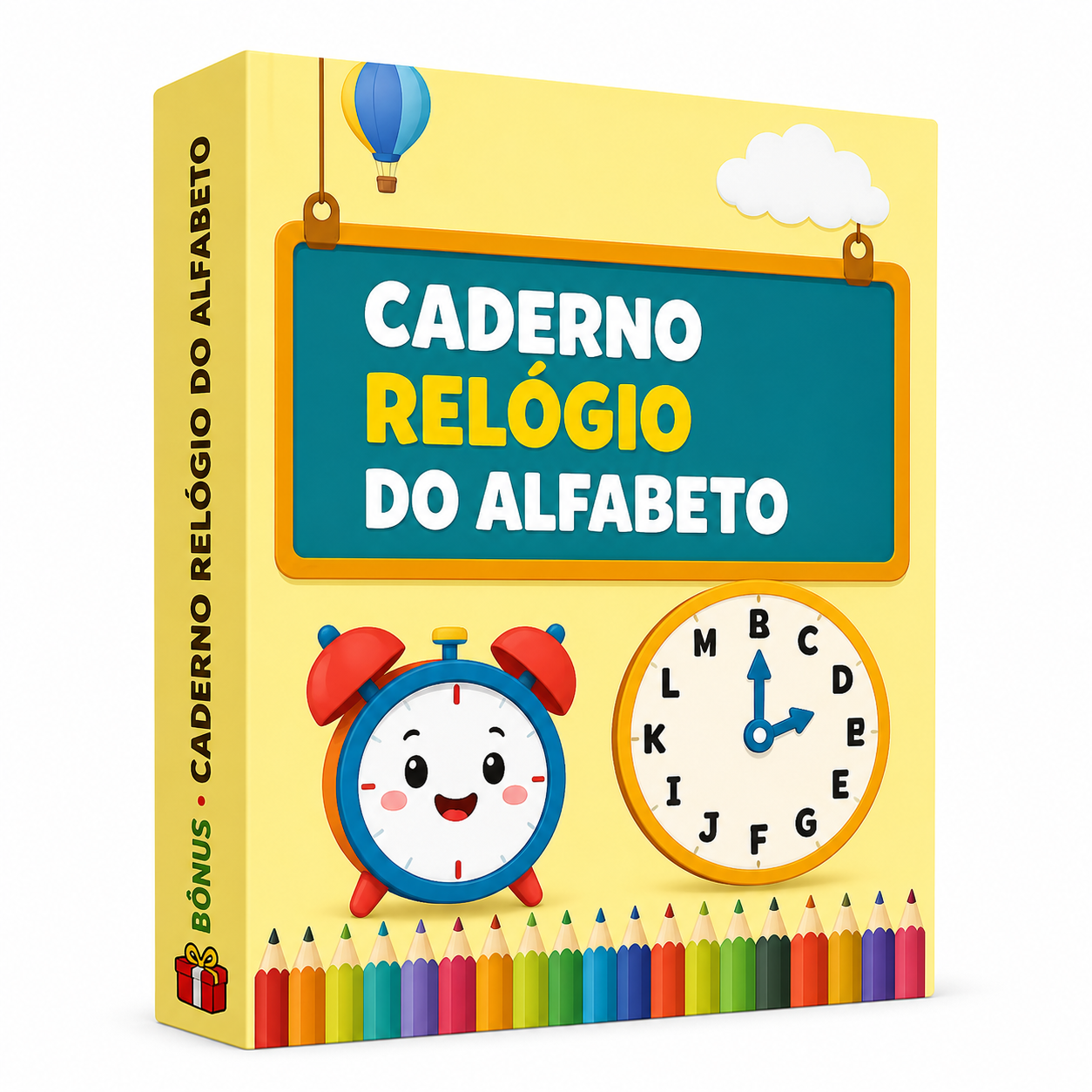 Caderno Relógio do Alfabeto